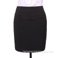 Women's black skirts, suitable for business, leisure, office and working environment